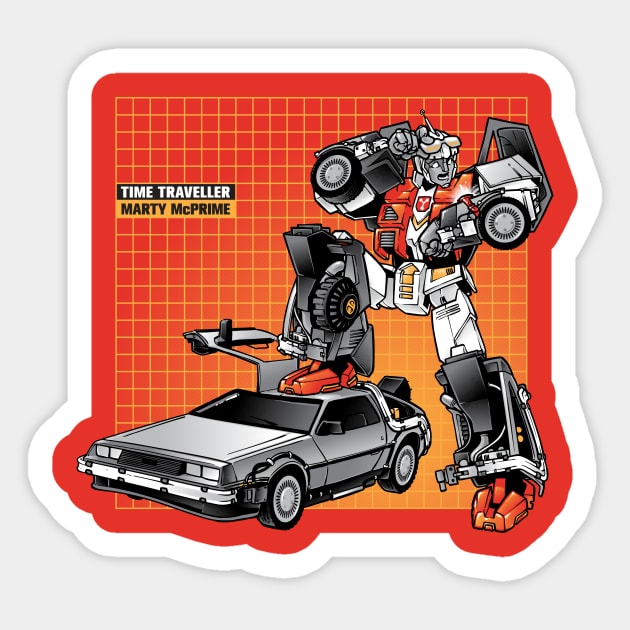 Marty McPrime Sticker by obvian